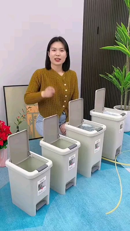 #Multipurpose Two Way #Opening #trashCan #Foot #pedal #press Lid #Recycling  #garbage #Container #trending #tool #fashion #diy