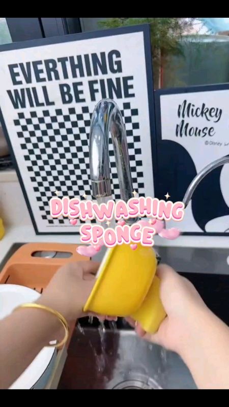 Dishwashing sponge #sponge #dishwashingsponge #MasMuraSaShopee #shopee #coins