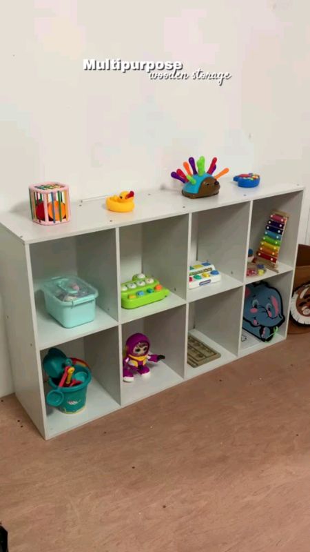 Wooden Book Shelf Toy Organizer Simple Shelf Multifunctional Bookcase Storage