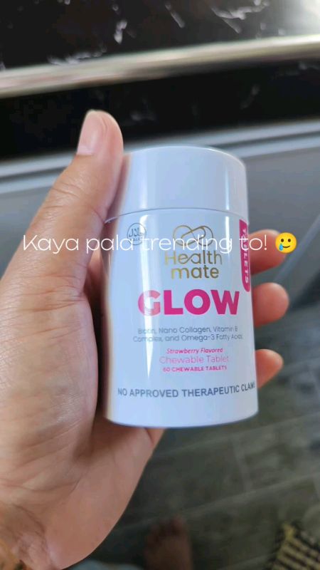 Healthmate 60 capsule pack of strawberry flavored calcium nano collagen vitamin B Omega #addtocart #BudolFinds #ShopeePH #ShopeeFinds #SulitFinds