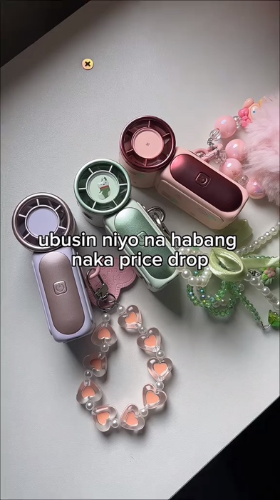 Maliit lang to pero ang lakas ng hangin #minifan #portablefan #minifanforstudent