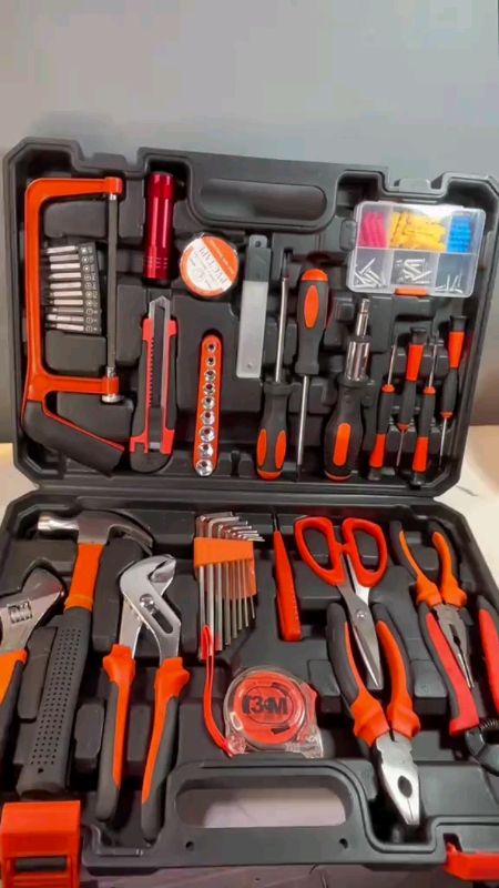 Tools SetWoodworking electrician manual hardware toolbox General Household Hand Tools Set 102 PCS #tools #REAIM #affordable #MasMuraSaShopee #megasale