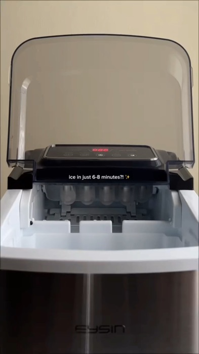 Eysin Automatic Portable #icemaker Machine #portableicemaker #householduse #largestorage  #similar #fyp #shopeeph #MasMuraSaShopee