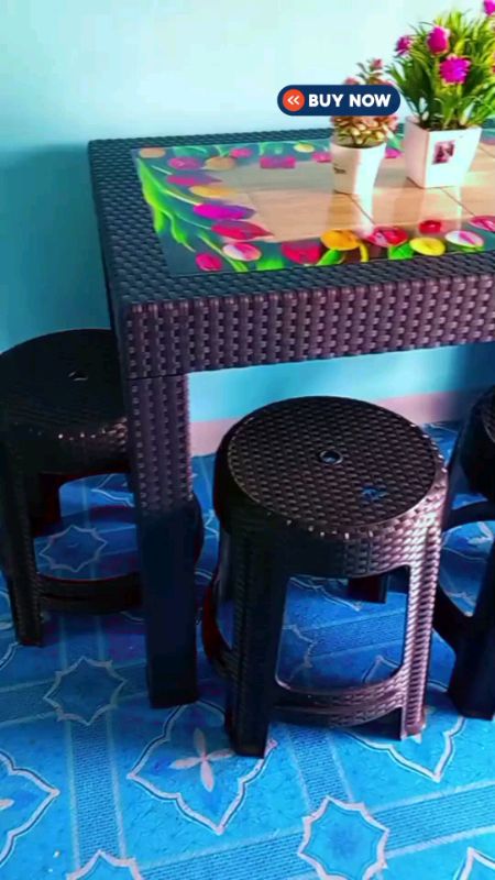 Centric Rattan Table High -Quality Full Rattan Furniture Coffee shop#affordable #freecoinsinvideoshopee