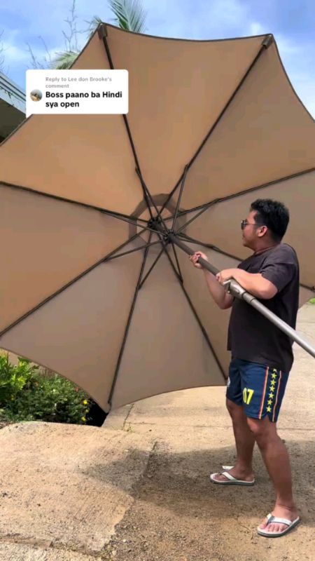 2.7M Outdoor Umbrella Sunshade Garden Patio S...