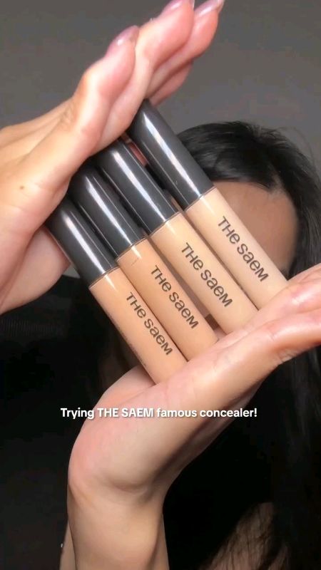 The Saem Concealer Full coverage #viralconcealer #thesaemconcealer #makeupbase #viral #FreeCoinsInShopeeVideo