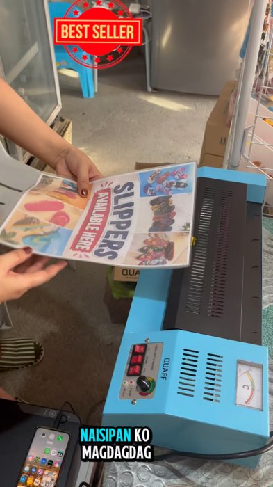 ￼(PROMO) QUAFF Laminator Laminating Machine Hot & Cold Reverse A3 Size #heavyduty #laminating #machine #cod #freesf #fyp #ShopeeBudol