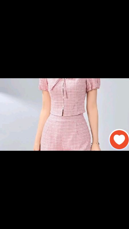 Lovito Women Casual Tops or Bottoms Spring/summer Pink Top Tops or Bottoms L189ED902#frecoininshopeevideo #masmurasashopee