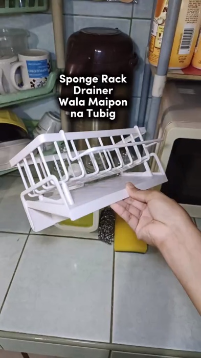 Sponge Rack Drainer #fyp
