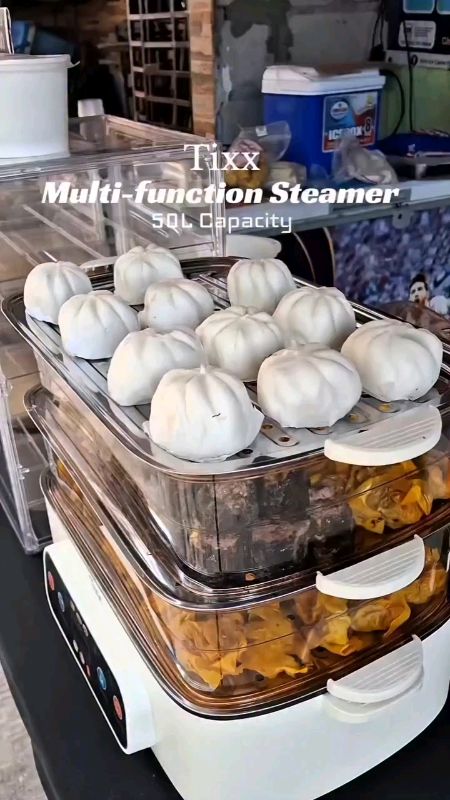 Tixx 40L Multifunctional Electric Steamer 4-Story #steamer #electric #negosyo #MasMuraSaShopee #trending #viral