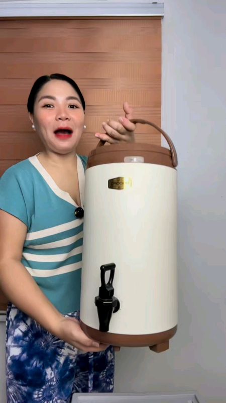 Check out MODOFO Thermos Flask 12L Tea Barrel Milk Stainless Milk Tea Bucket With Faucet Barrel Insulation #thermos #modofo #waterjug