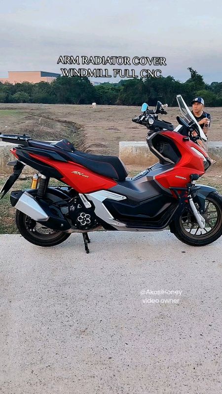 Lakas make pogi ng motor😍 #radiatorcover #ADVaccessories #motoraccessories