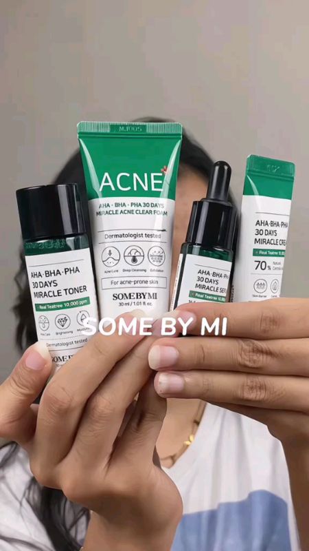 [Acne Set] SOME BY MI OFFICIAL AHA-BHA-PHA 30 Days Miracle Acne Set (#Toner, #Serum, #cream , #acnefoam )#
