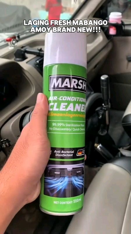 Marsh Air-Conditioner Cleaner Powerful Antibacterial Disinfectant #fyp#car#aircon#airconditioner#cleaner#disinfectant#FreeCoinsInShopeeVideo