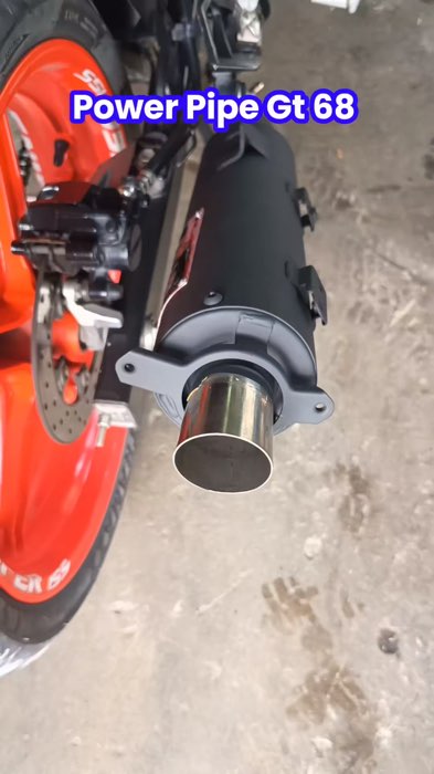 #b68powerpipe #gt68stainlessbigelbow  GT68 Stainless Big Elbow and Power Pipe For Sniper150/Sniper 155 Made in Thailand（51mm) #masmurabumilisashopee