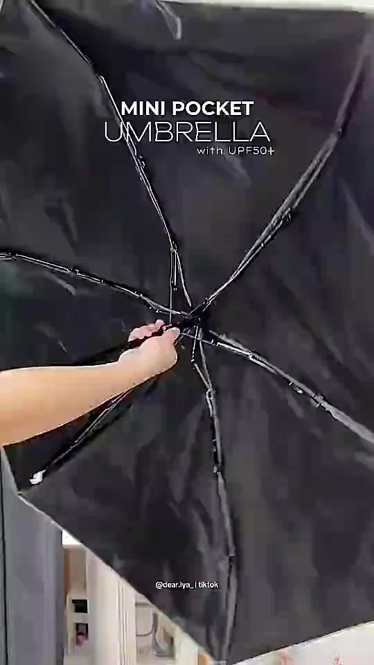 Mini Capsule Umbrella ☔🌂,UV Six Folds Small Pocket Size🏖️⛱️