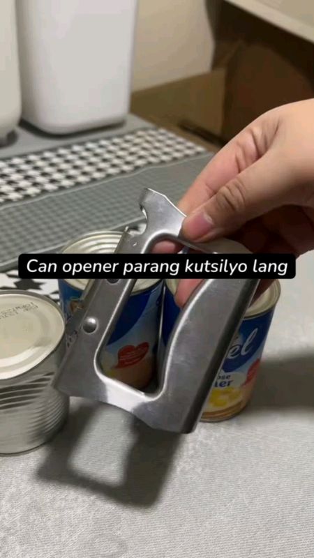 Heavy duty Stainless Steel Can Opener #FreeCoinsInShopeeVideo #MasMuraSaShopee #highquality #canopener #bottleopener #multifunction #stainlesssteel