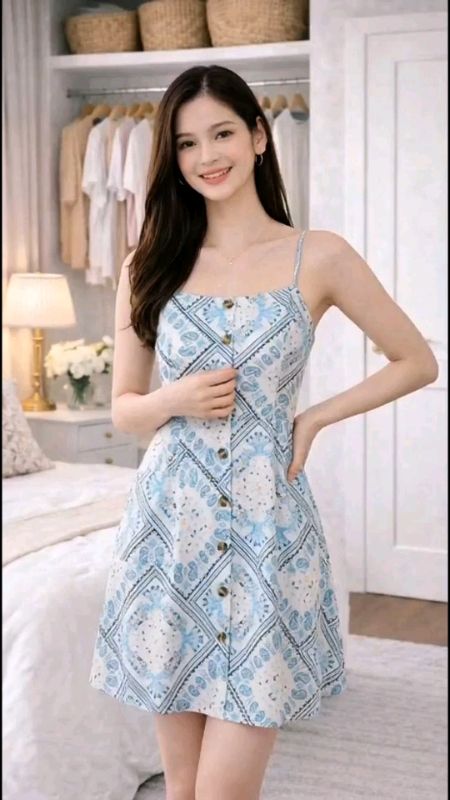 Barbie™ X Lovito Women Casual Dress Button Pocket Dress  DRBL3PAD037 #FreeCoinsInShopeeVideo #MasMuraSaShopee #WomenClothes #Dress #ShopeeStyles #fyp