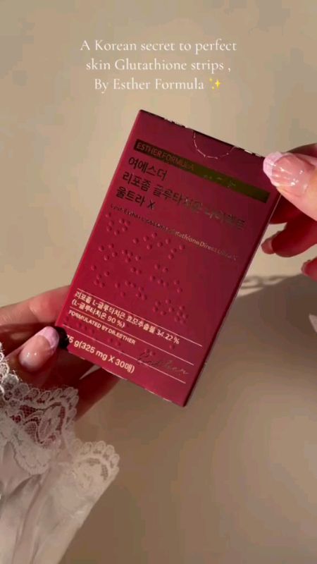 [Esther Formula] Liposome Glutathione Direct Ultra 9X & X Glutathione Strips High Purity #MasMuraSaShopee #ShopeeBudol #BudolFinds #Viral #ForYou #Fyp