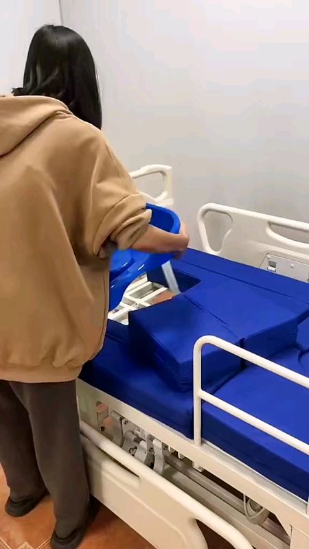 #Electric #NursingBed #multifunctional #medicalBed manually #adjustable with #commode and #mattress COD #bed #trending #tool #fashion #diy