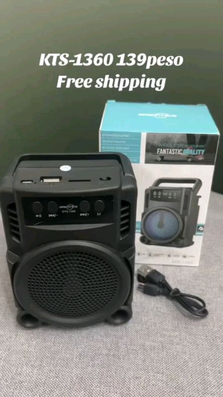 KDS Bluetooth Speaker Super Bass Karaoke Mini Portable Speaker-1360
