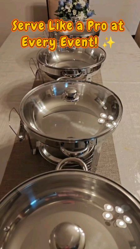 Upgrade Your Buffet Setup with This Elegant Chafing Dish #MasMuraSaShopee #FreeCoinsInShopeeVideo #ChafingDish #FoodWarmer #buffetserver #fyp