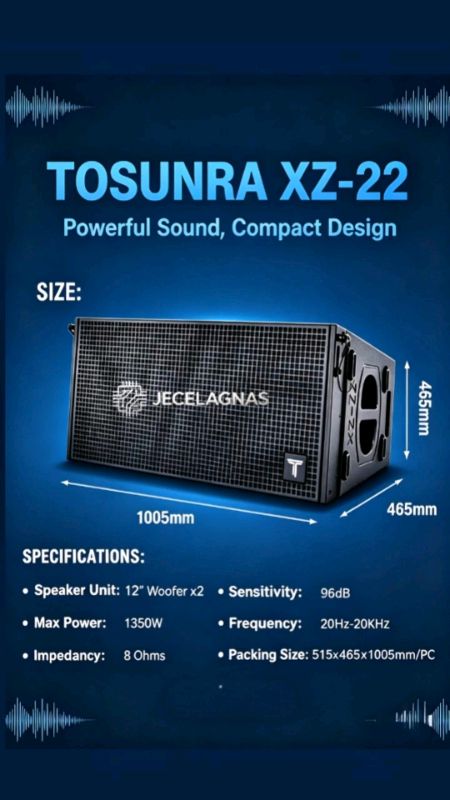 Check out TOSUNRA Dual 12''Line Array Speaker Box 1350W 8Ω WOOFER SPEAKER #passivespeaker #everyone #speakerbox #sound #audio #