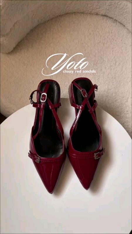 #YotoClassyRedSandals#buynow #FreeCoinsInShopeeVideo