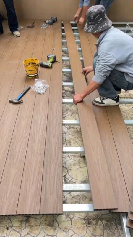#WpcDecking#WpcFlooring#WpcDiyTiles#OutdoorDecking#OutdoorFlooring#Fyp#Affordable