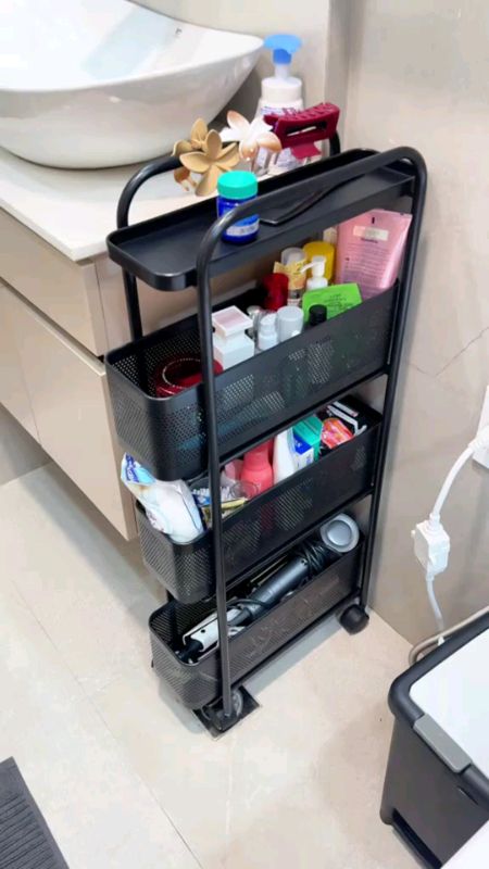 #kitchenorganizer #kitchenrack #kitchenpulloutrack #trolleystorage #trolleyrack #buynow #MasMuraSaShopee #FreeCoinsInShopeeVideo