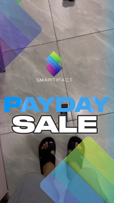 Your payday glow hits different with Smartifact deals! 🔥 Dive into our Payday Sale and score your must-haves today. #SMT #PaydaySale #ShopNow #fyp