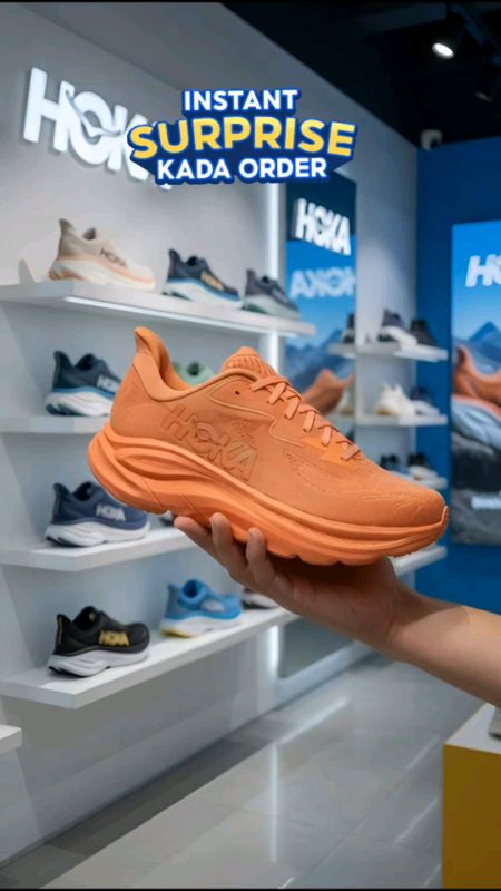 Hoka Clifton 10 Men's Running - Persimmon/Persimmon#MasMuraSaShopee #FreeCoinsInShopeeVideo #AngDaliDaliSaShopee #hokaclifton #fyp #trending #shopee