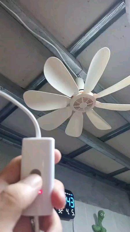 Ceiling Fan Modern 8-Blade Ceiling Fan Big Size Hanging Fan 24w Electric Fan Heavy Duty EnergySaving#shopeeph #trending #viral #MasMuraSaShopee