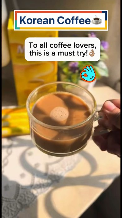 Korean Coffee☕️ #Coffee #KoreanCoffee #Coffeeislife #Masmurasashopee #FreeCoinsInShopeeVideo