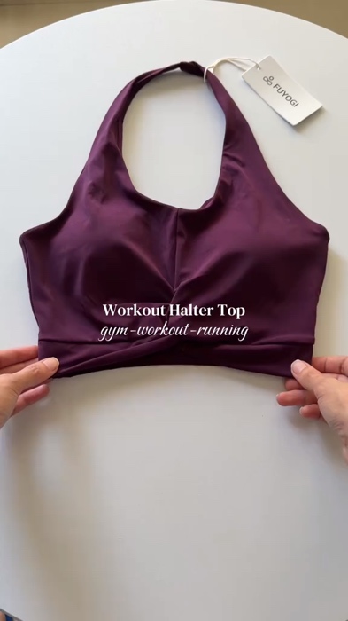 Fuyogi yoga vest fitness neck wrap style #fuyogi #running #gym #yoga #hiking #sports #outdoor #MasMuraSaShopee #quickdry #FreeCoinsInShopeeVideo