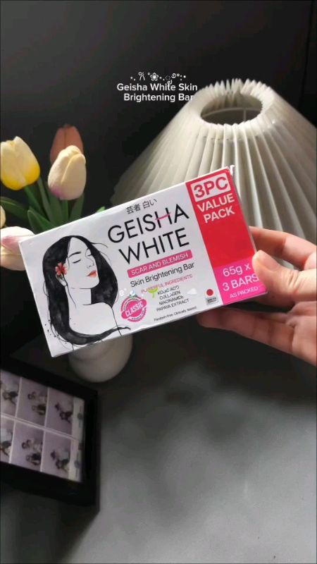 Geisha White Soap Bar