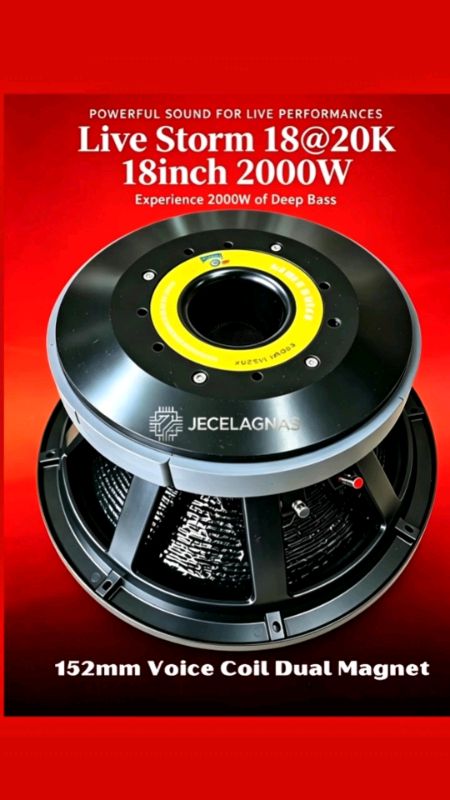 Check out Live Storm 18 at 20k 18inch 2000W 152mm Voice Coil Dual Magnet Speaker .#karaoke #soud #everyone #sale #sulitdeal #speaker #AUDIO