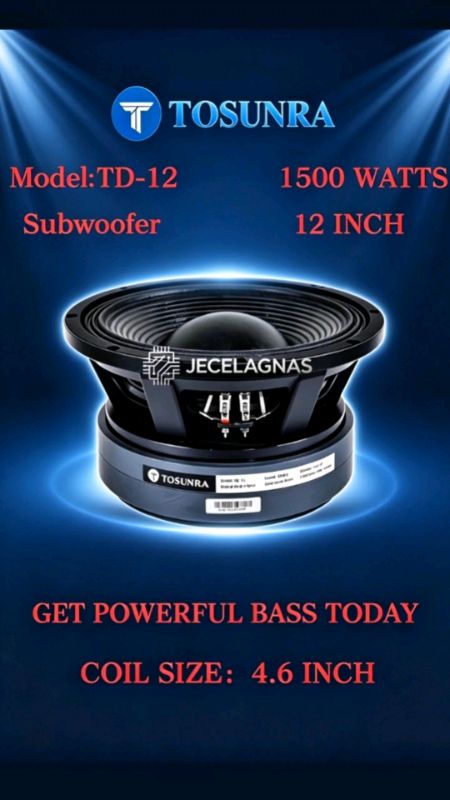 Check out TOUSUNRA 12 INCH SUBWOOFER 1500 WATTS DOUBLE MAGNET IN/OUT VOICE COIL:4.6 INCH MODEL:TD12 #everyone #sound #audio #speaker #subwoofer