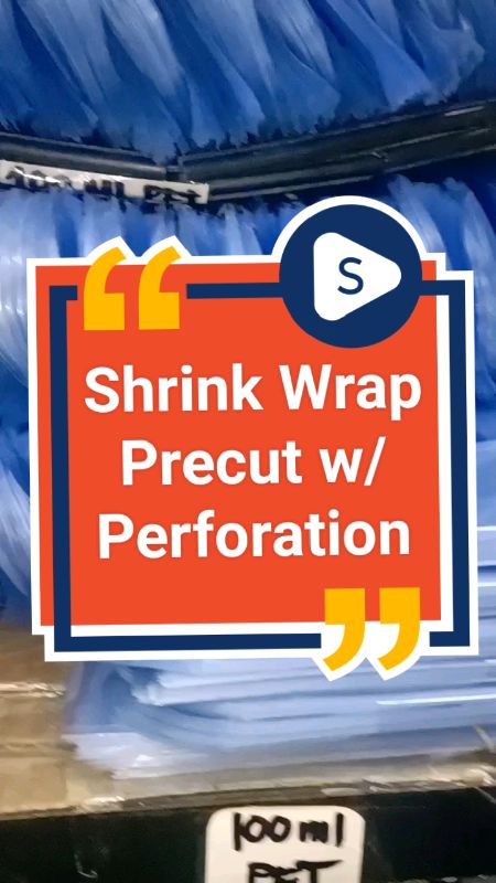 #shrinkwrap #precut #perforated #easytear #40microns #shrinkableplastic #MasMuraSaShopee #beautynbottles #freeshipping #cod