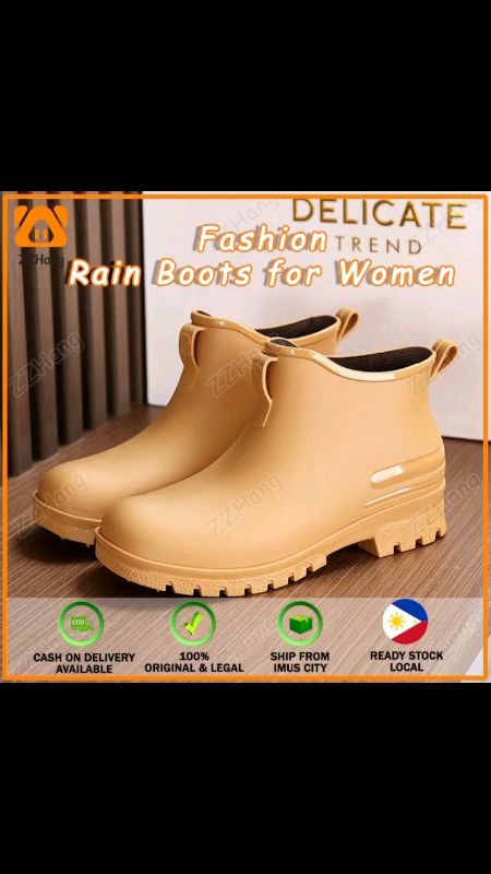 ZZHang Rain Boots for Women Non Slip Waterproof #FreeCoinsInShoppeeVideo #cbizz
