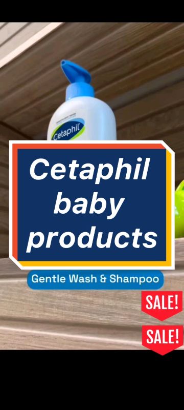 Cetaphil Baby Body wash, Shampoo & Lotion - Gentle & soft for baby's skin 🧡 #sale #cetaphil #cetaphilbaby #babyshampoo #babylotion #babybodywash