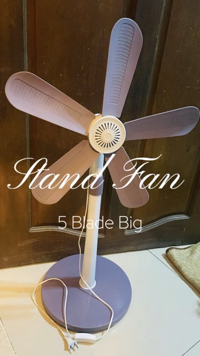 5 Detachable blades Stand Fan big  Safe Blades #StandFan#MasMuraSaShopee #FreeCoinsInShopeeVideo