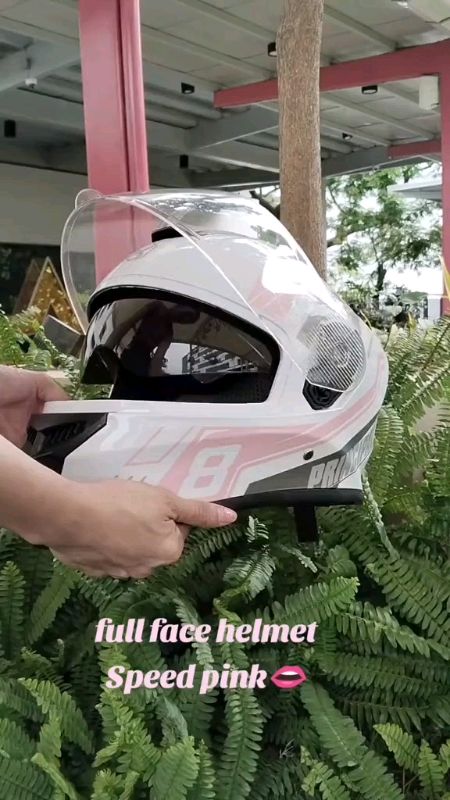 axk 902 speedpink#fullfacehelmet #icc sticker#unisex #fyp #freesize