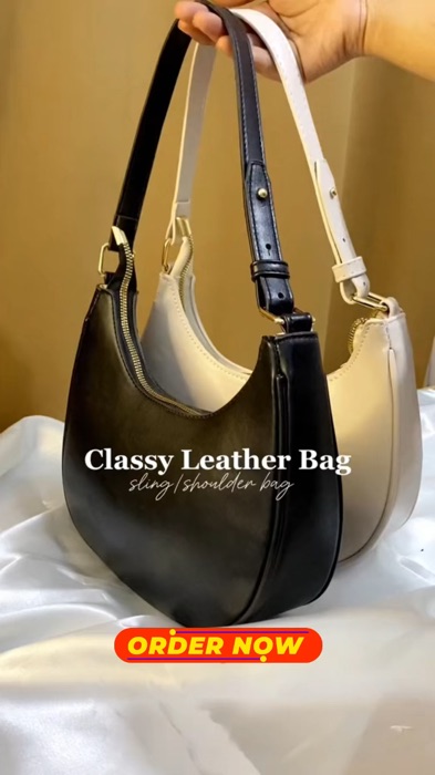 Moon Leather Bag #classy #fashion