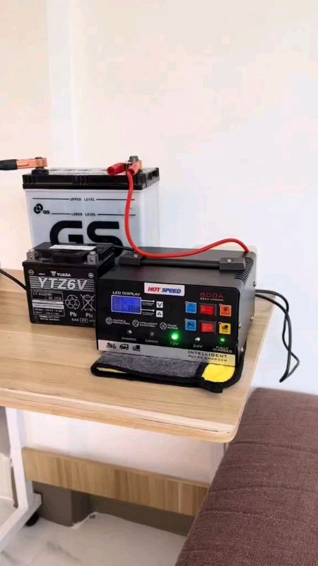 HOTSPEED CAR battery charger heavy duty 12V 24V intelligent car battery charger  #carbatterycharger #motorcyclebatterycharger #batterycharger
