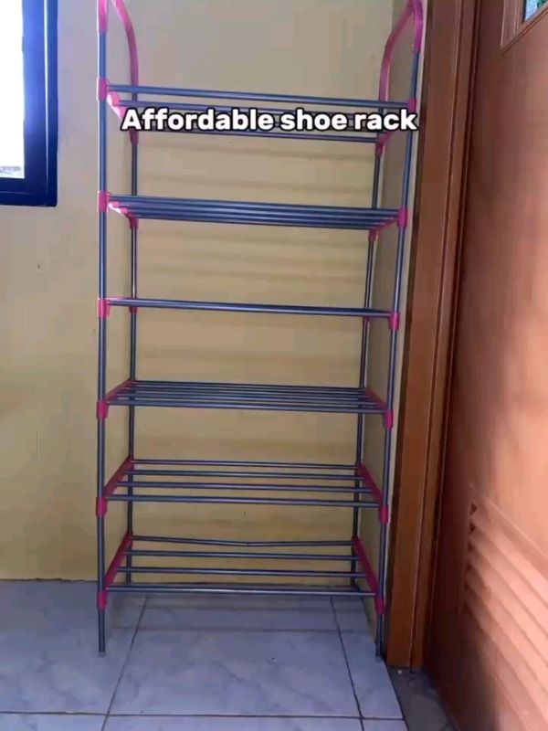6 Layer Shoe Rack Tier Colored♥️✨🥰#shoerack #shoeorganizer #rack #organizer #6layer