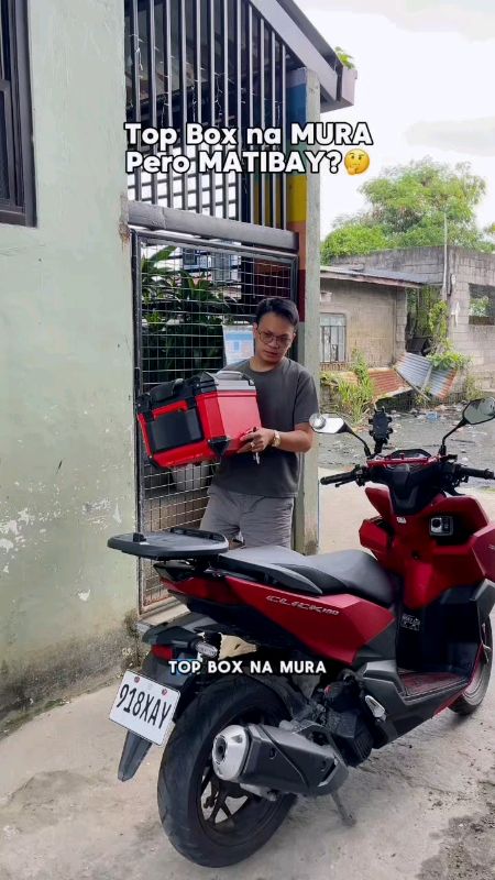RXR HARD PLASTIC TOP BOX 45L Motorcycle Compartment Box Helmet #rxr #motorcyclecompartment #topbox #MasMuraSaShopee #FreeCoinsInShopeeVideo #Trending