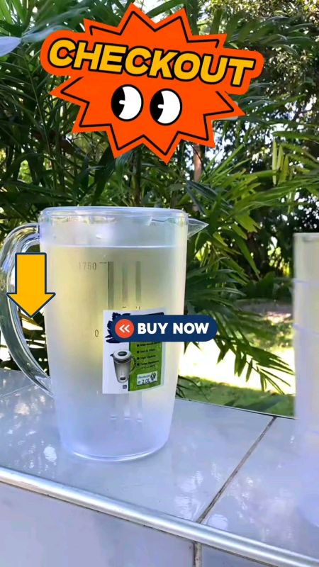 Elegant acrylic  transparent pitcher #FreeCoinsInShopeeVideo