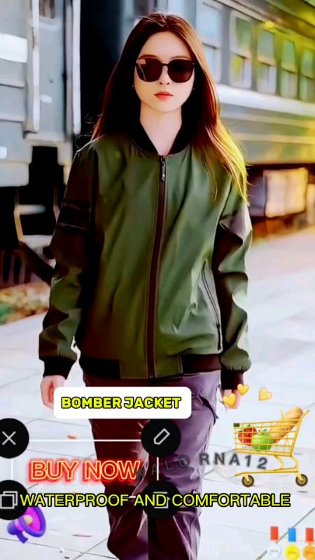 Plain bomber jacket #FreeCoinsInShopeeVideo #jacket