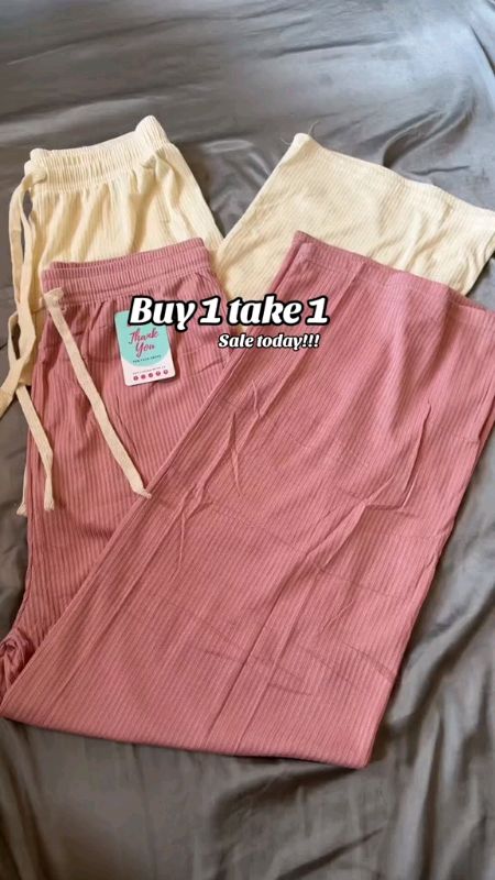 Buy 1 Take 1 Wideleg Pants #pants #wideleg #buy1take1 #FreeCoinsInShopeeVideo